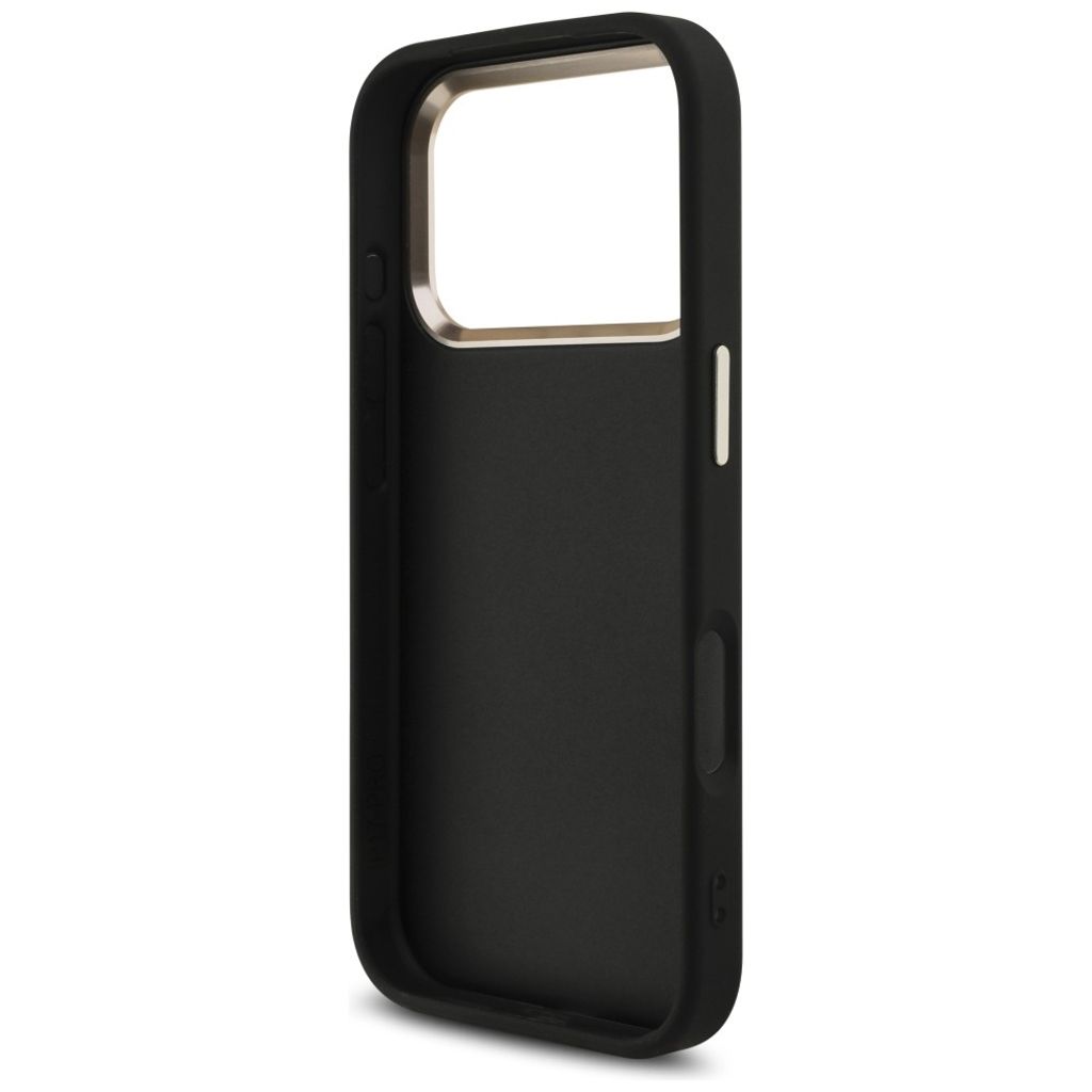 Guess 4G Big Classic Logo -kuori iPhone 17 Pro/18 Pro:lle - Musta/kulta