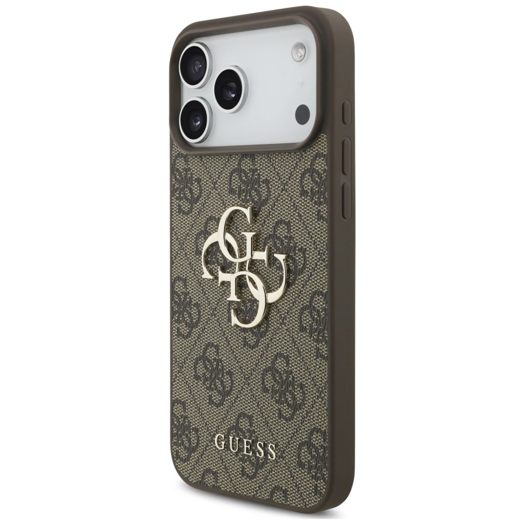 Guess 4G Big Logo -kuori iPhone 17 Pro/18 Pro:lle - Ruskea