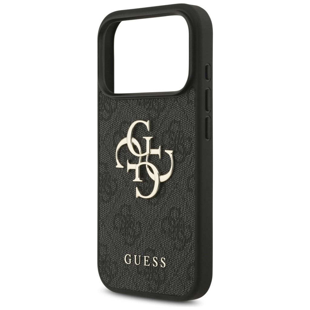 Guess 4G Big Logo -kuori iPhone 17 Pro/18 Pro:lle - Musta