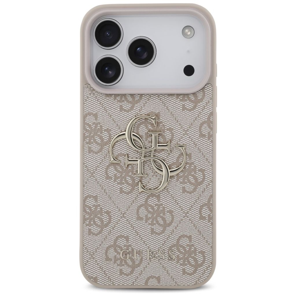 Guess 4G Big Logo -kuori iPhone 17 Pro/18 Pro:lle - Vaaleanpunainen