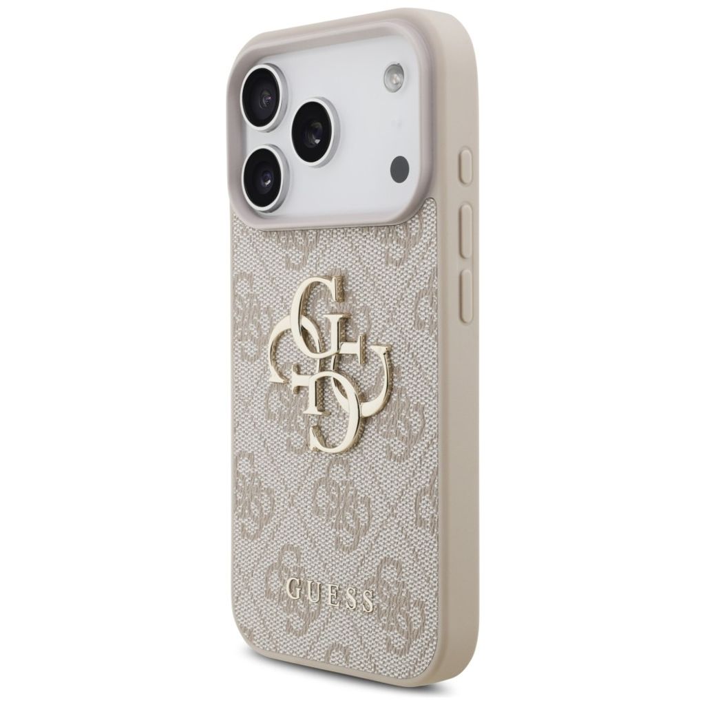 Guess 4G Big Logo -kuori iPhone 17 Pro/18 Pro:lle - Vaaleanpunainen