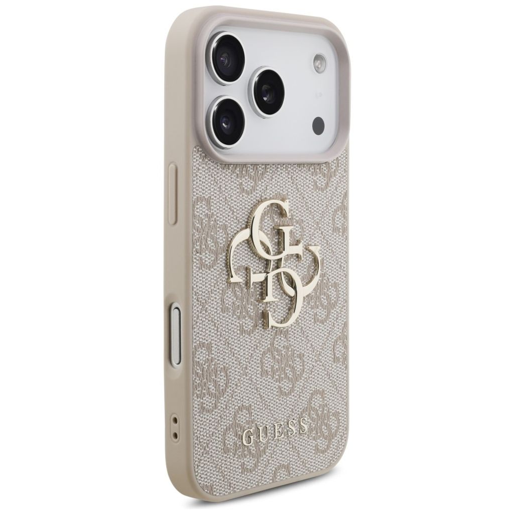 Guess 4G Big Logo -kuori iPhone 17 Pro/18 Pro:lle - Vaaleanpunainen