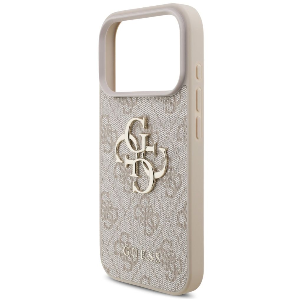 Guess 4G Big Logo -kuori iPhone 17 Pro/18 Pro:lle - Vaaleanpunainen