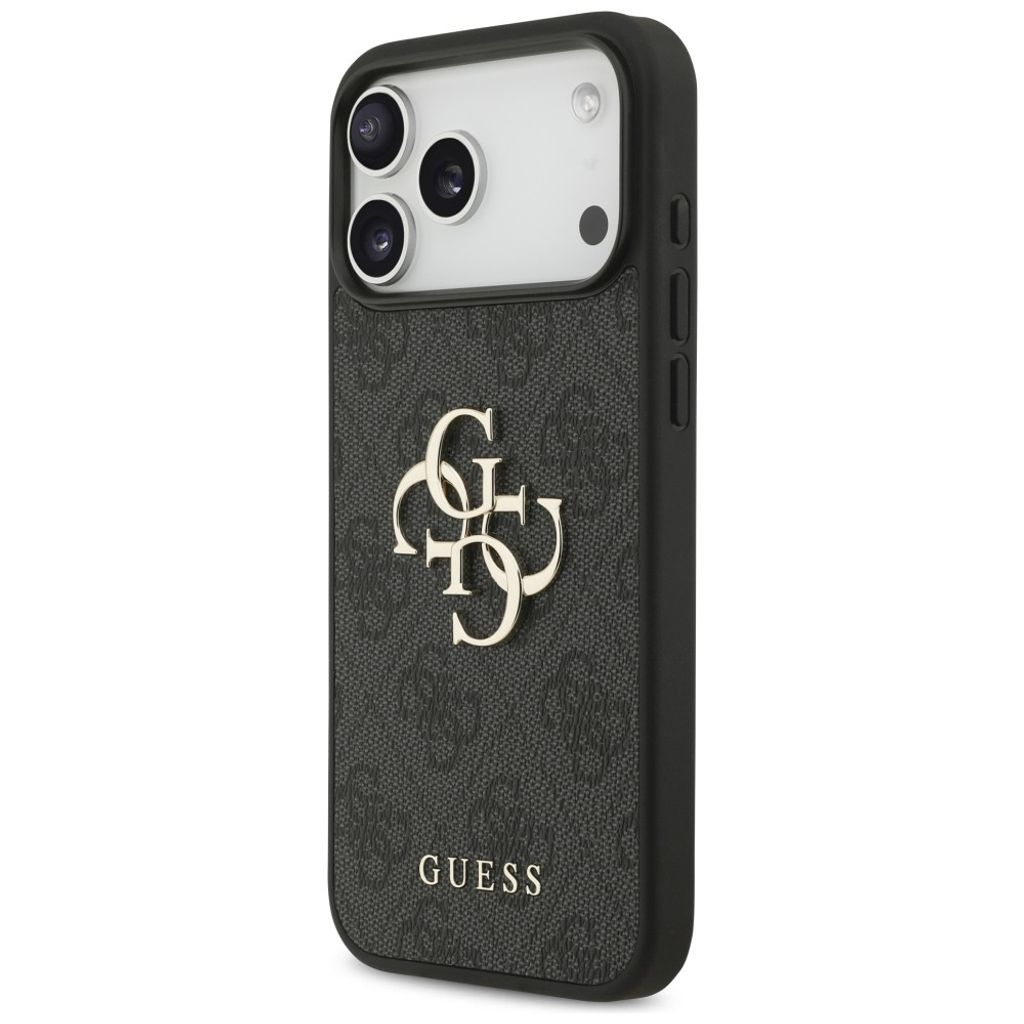 Guess 4G Big Logo -kuori iPhone 17 Pro Max/18 Pro Max:lle - Musta