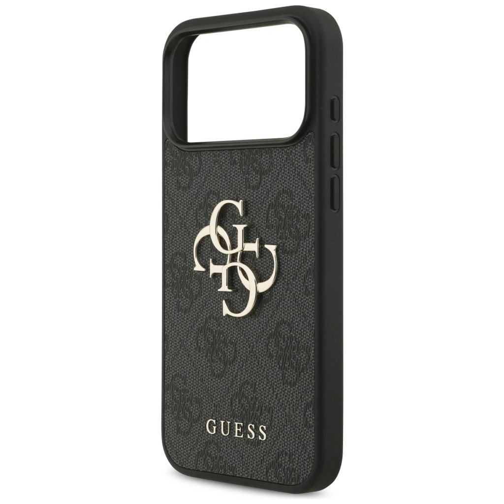 Guess 4G Big Logo -kuori iPhone 17 Pro Max/18 Pro Max:lle - Musta