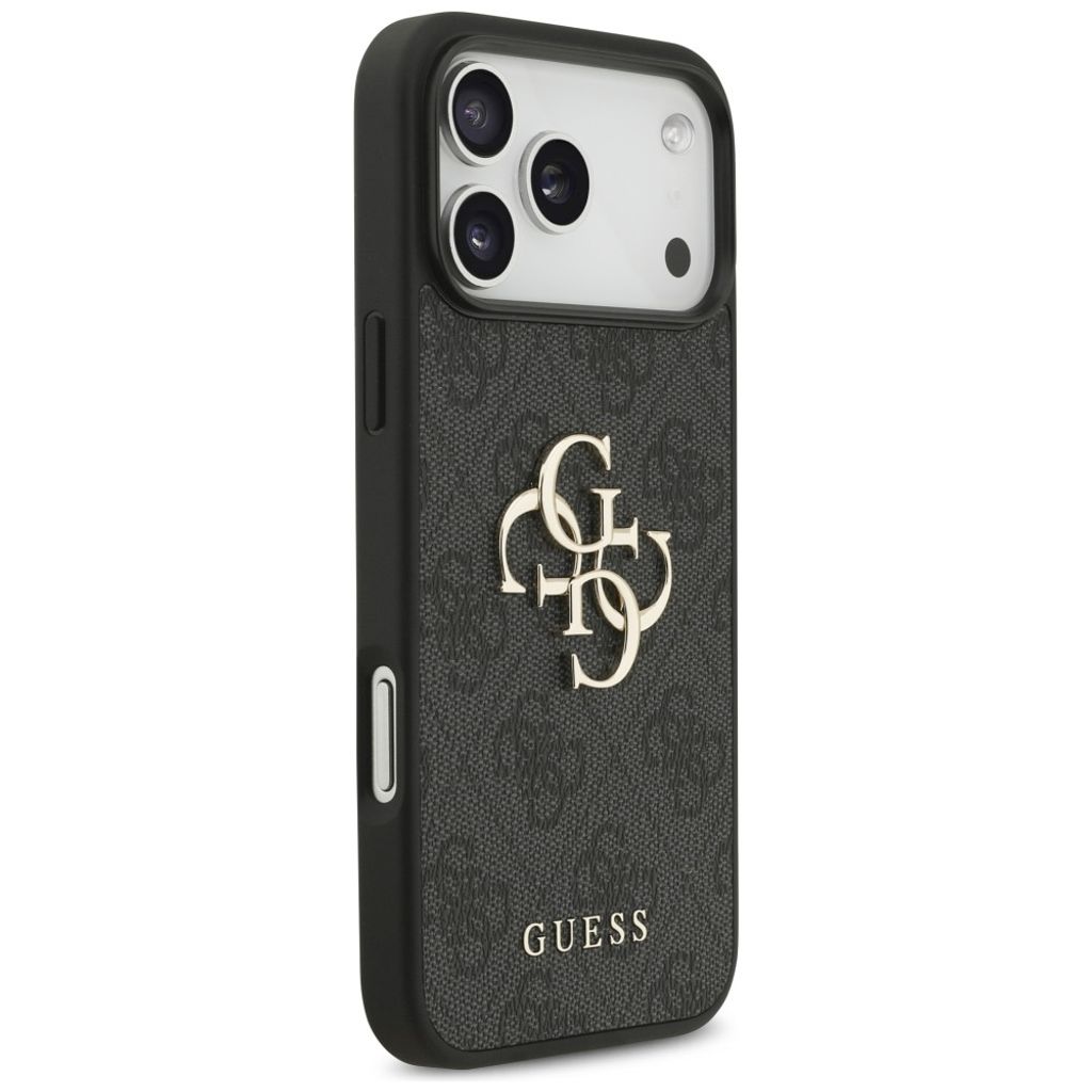 Guess 4G Big Logo -kuori iPhone 17 Pro Max/18 Pro Max:lle - Musta
