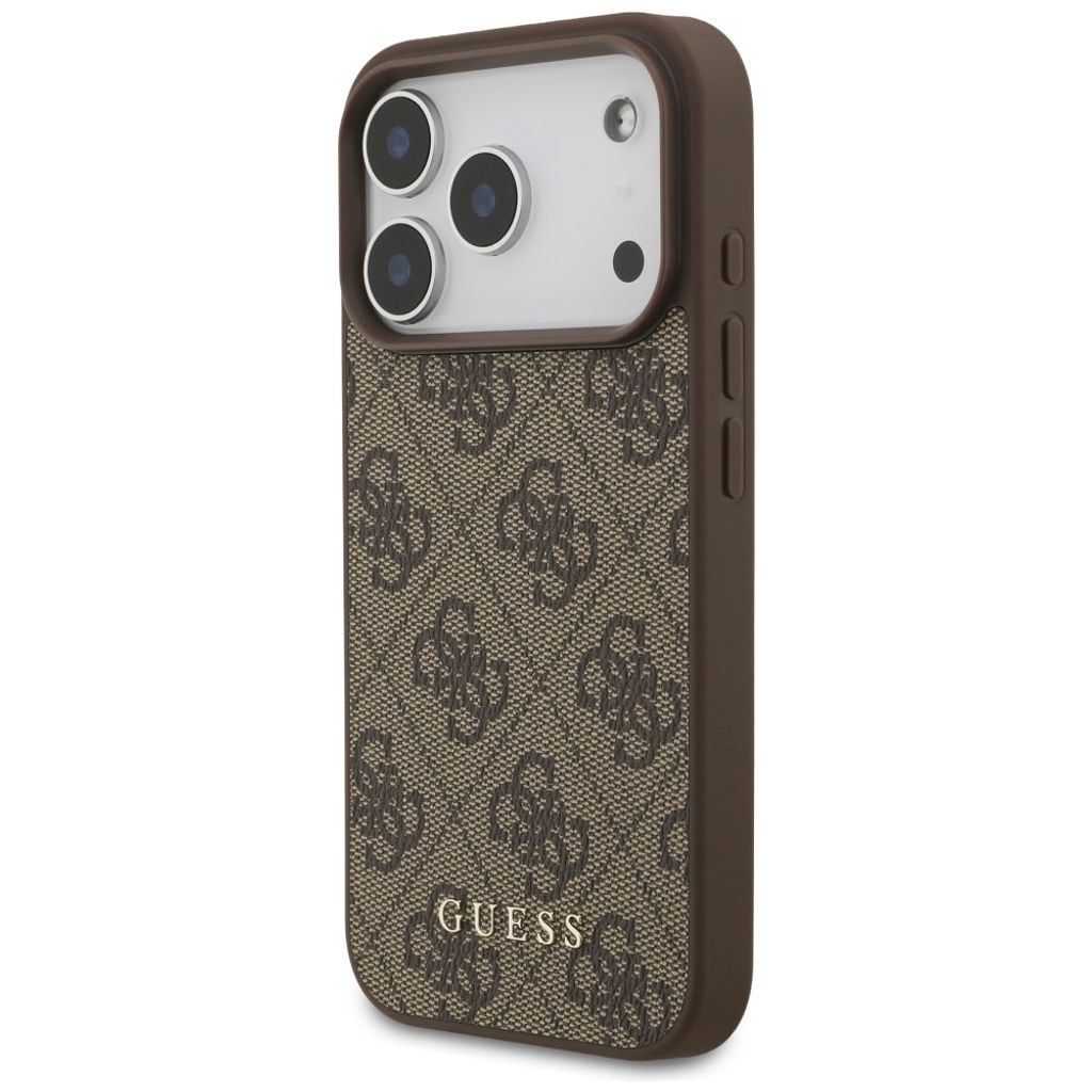 Guess 4G Classic -kuori iPhone 17 Pro/18 Pro:lle - Ruskea