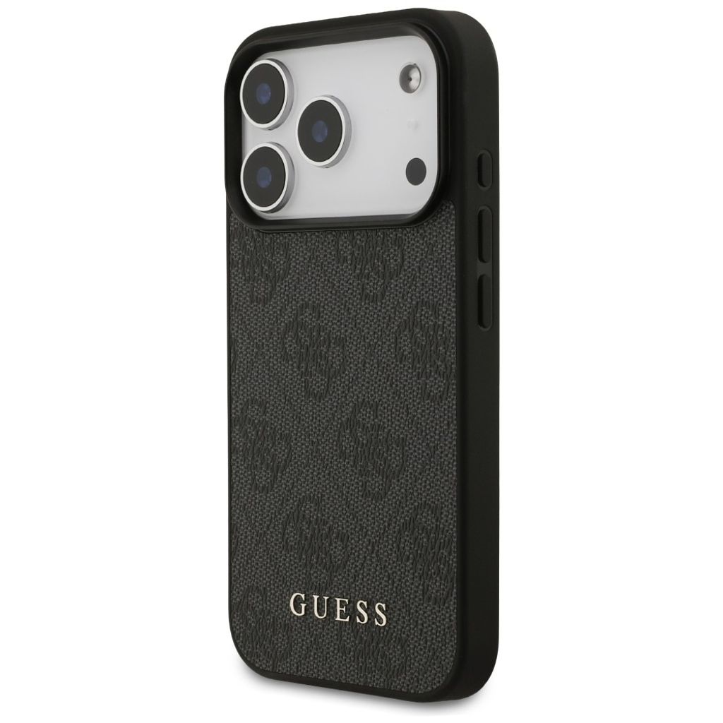 Guess 4G Classic -kuori iPhone 17 Pro/18 Pro:lle - Musta