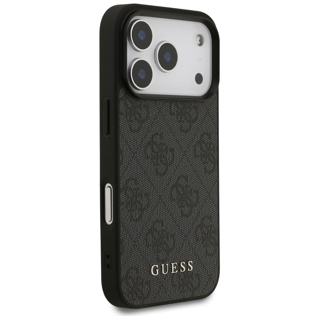 Guess 4G Classic -kuori iPhone 17 Pro/18 Pro:lle - Musta