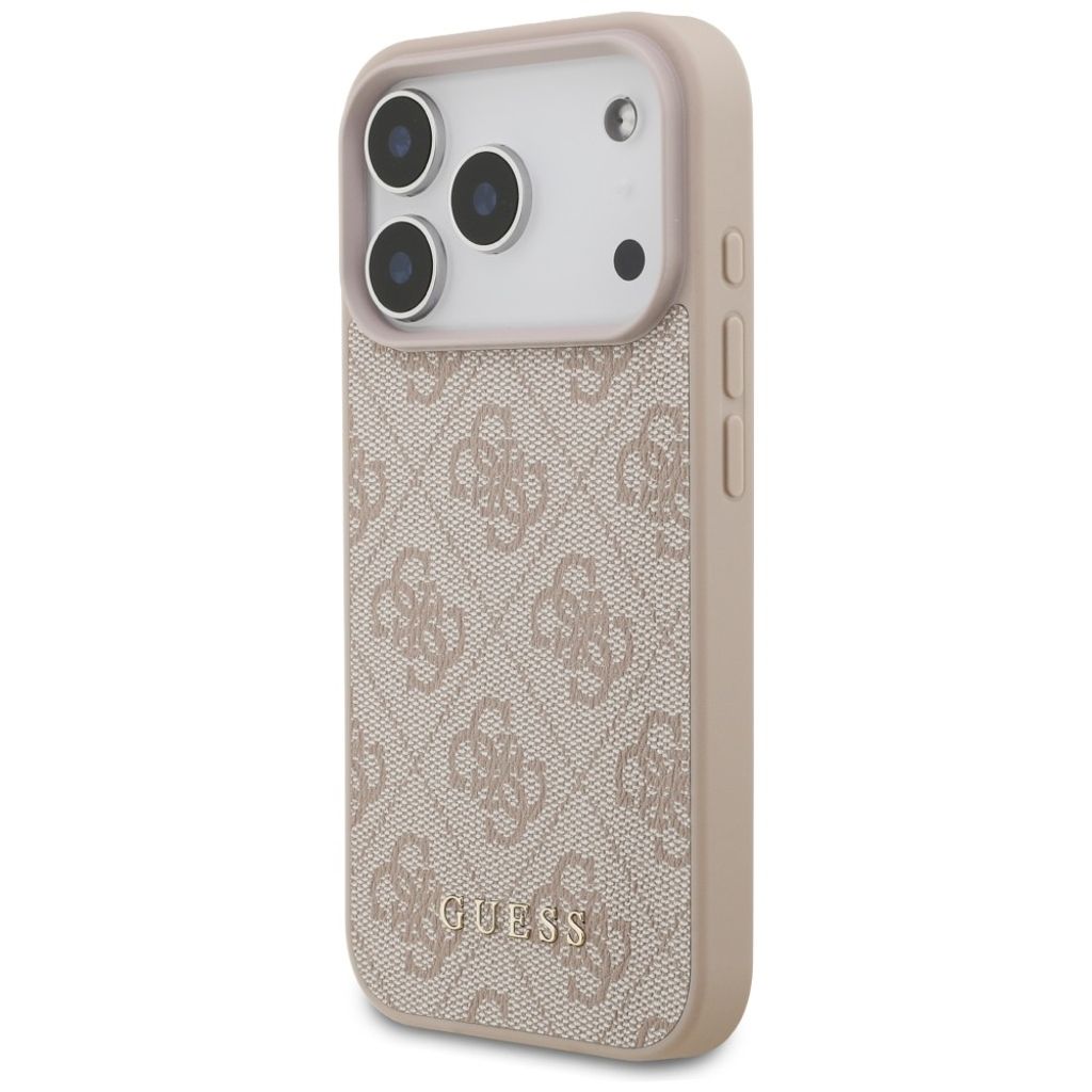 Guess 4G Classic -kuori iPhone 17 Pro/18 Pro:lle - Vaaleanpunainen