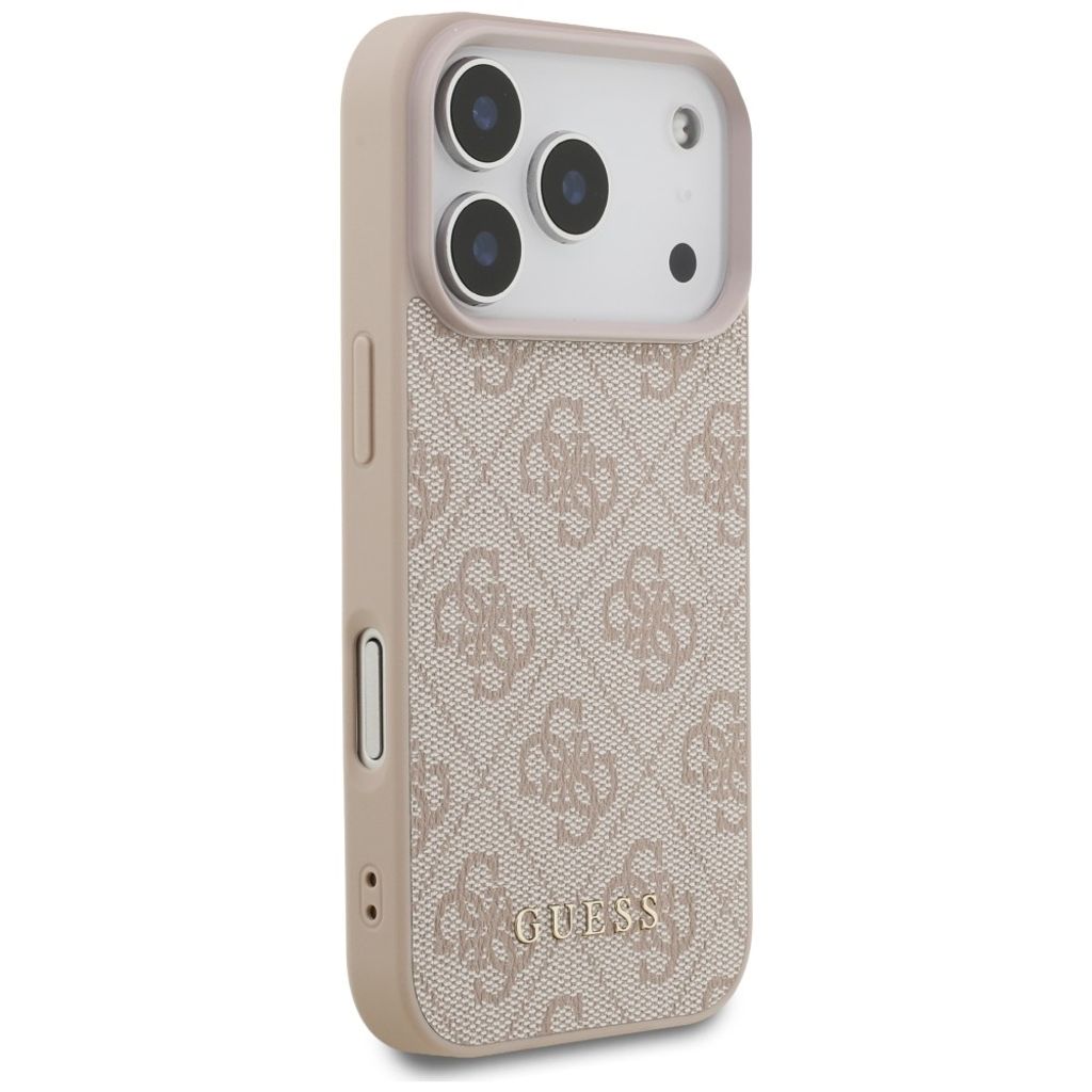 Guess 4G Classic -kuori iPhone 17 Pro/18 Pro:lle - Vaaleanpunainen