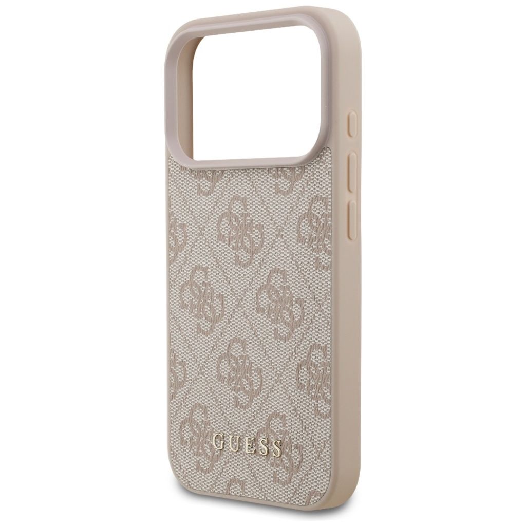 Guess 4G Classic -kuori iPhone 17 Pro/18 Pro:lle - Vaaleanpunainen