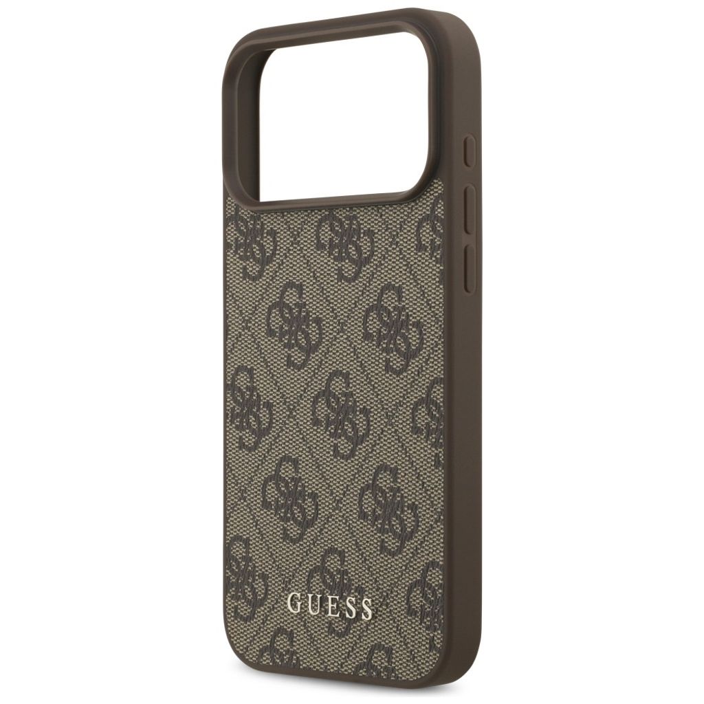 Guess 4G Classic -kuori iPhone 17 Pro Max/18 Pro Max:lle - Ruskea