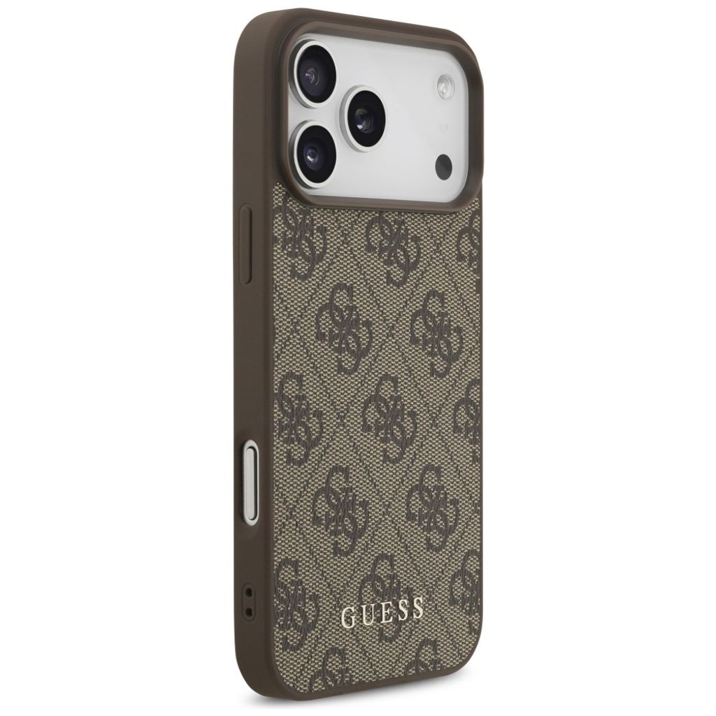 Guess 4G Classic -kuori iPhone 17 Pro Max/18 Pro Max:lle - Ruskea