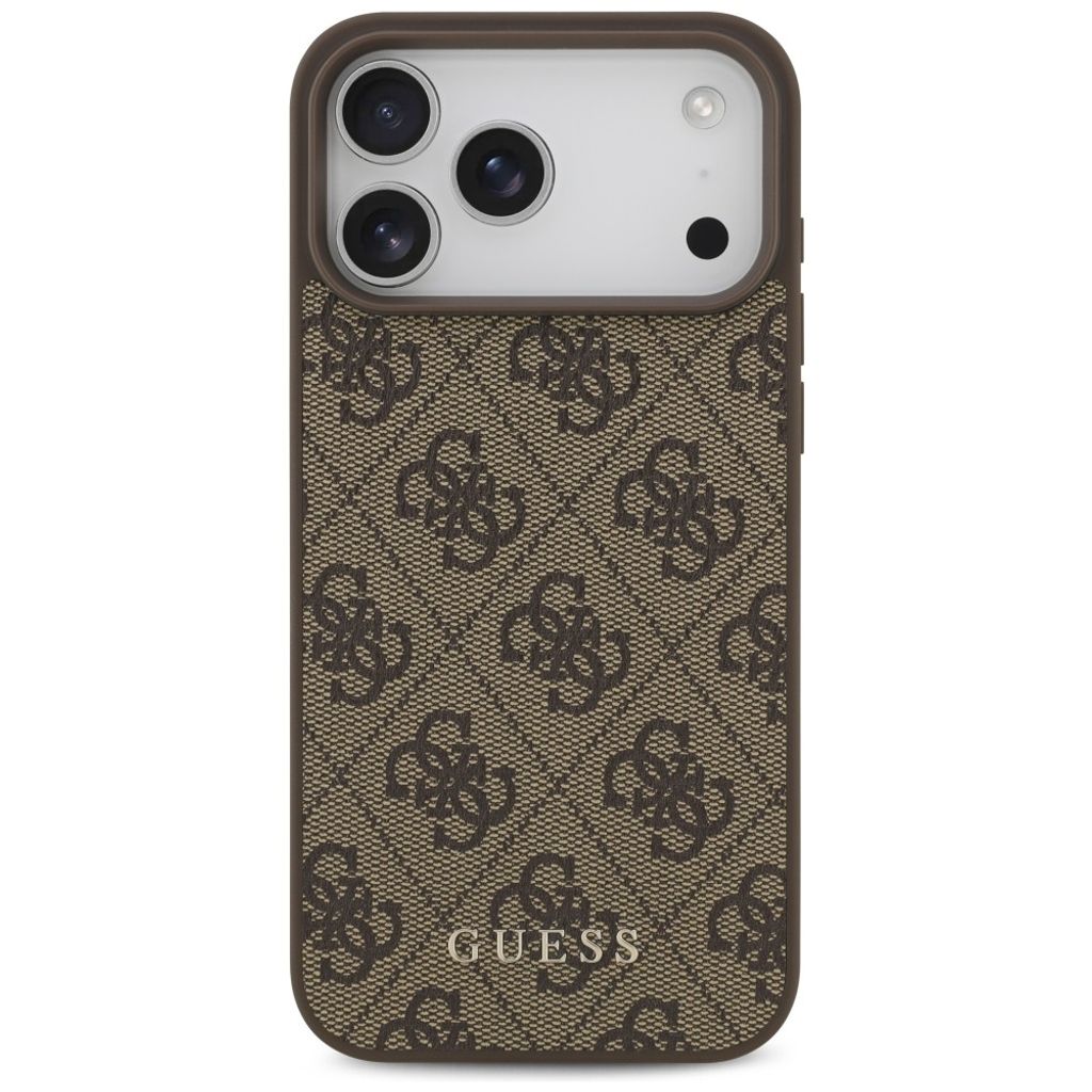 Guess 4G Classic -kuori iPhone 17 Pro Max/18 Pro Max:lle - Ruskea