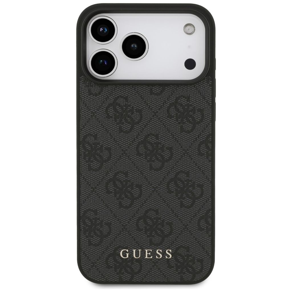 Guess 4G Classic -kuori  iPhone 17 Pro Max/18 Pro Max:lle - Musta