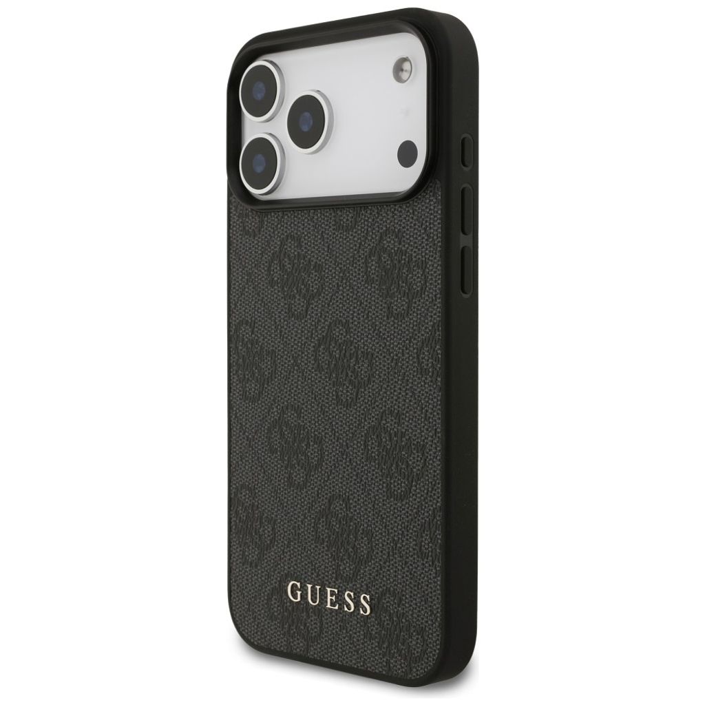 Guess 4G Classic -kuori  iPhone 17 Pro Max/18 Pro Max:lle - Musta