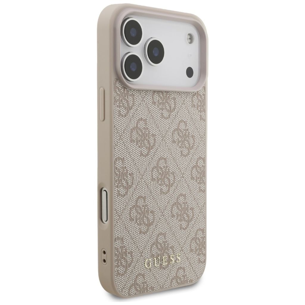 Guess 4G Classic -kuori  iPhone 17 Pro Max/18 Pro Max:lle - Vaaleanpunainen