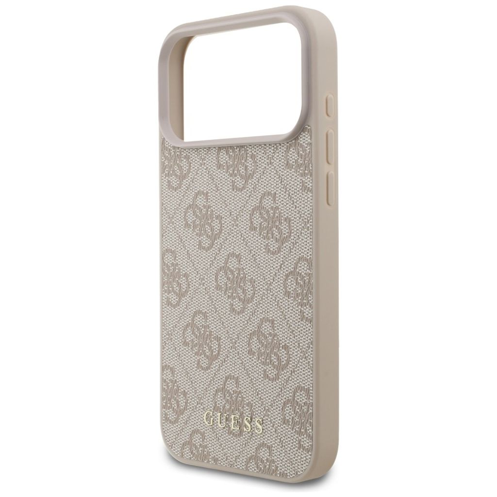 Guess 4G Classic -kuori  iPhone 17 Pro Max/18 Pro Max:lle - Vaaleanpunainen