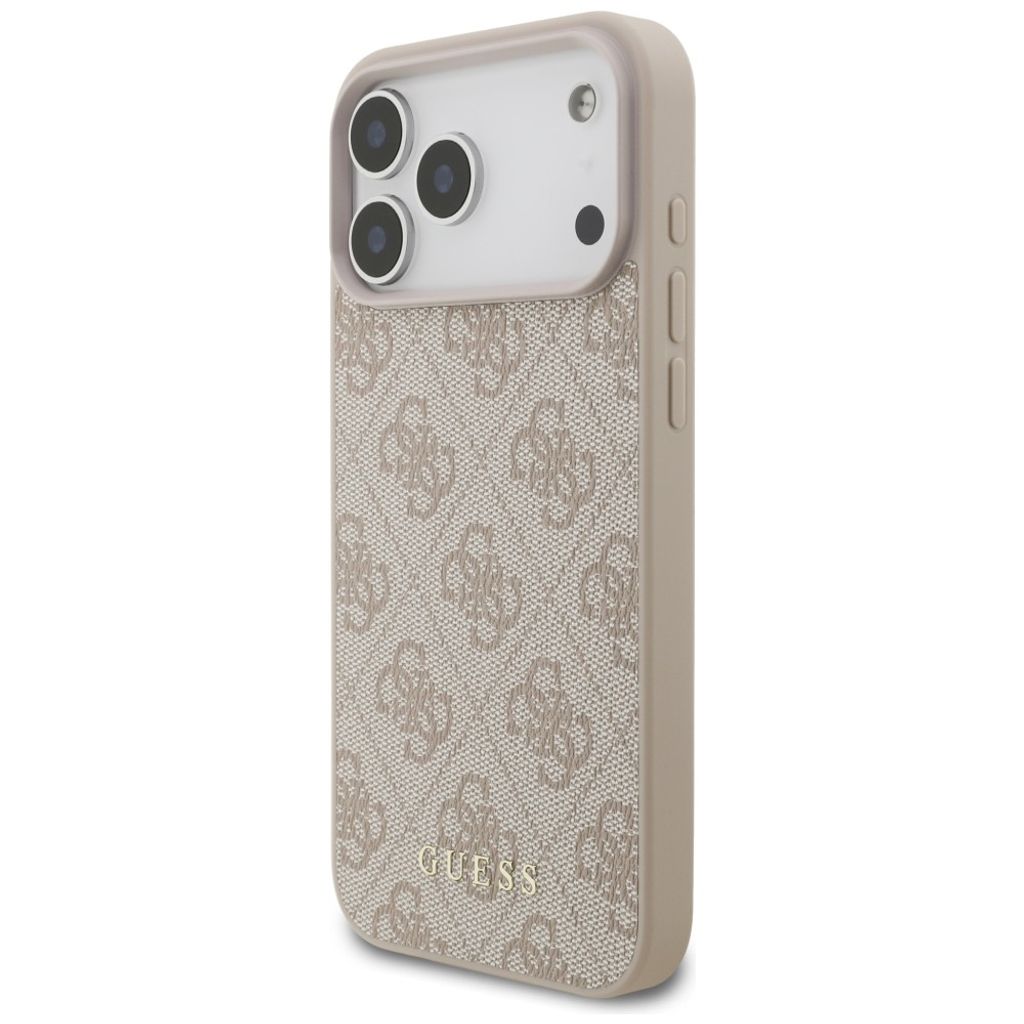 Guess 4G Classic -kuori  iPhone 17 Pro Max/18 Pro Max:lle - Vaaleanpunainen
