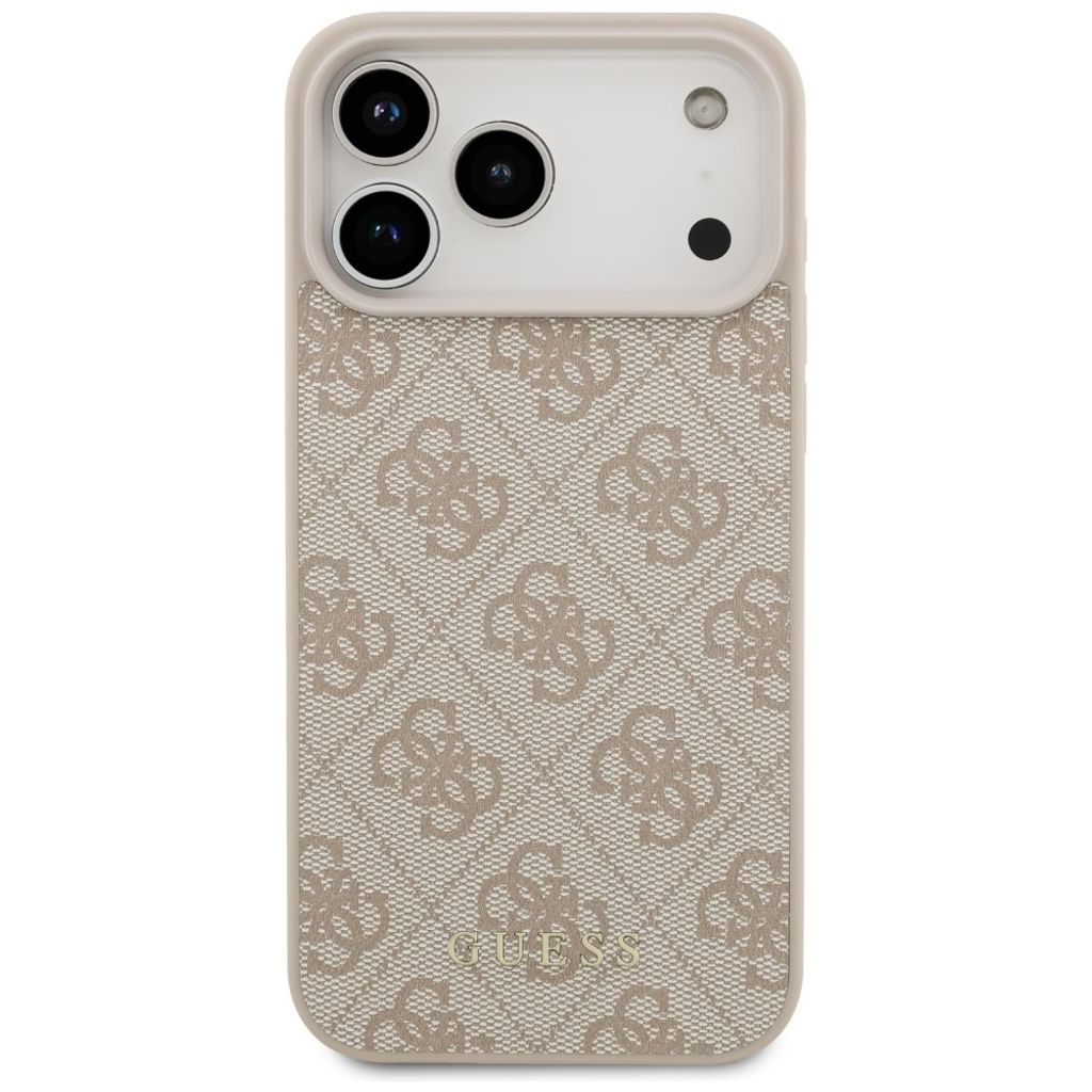 Guess 4G Classic -kuori  iPhone 17 Pro Max/18 Pro Max:lle - Vaaleanpunainen