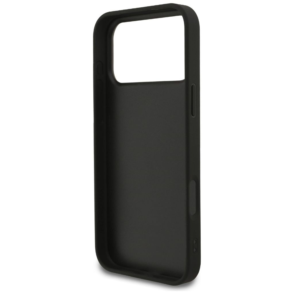 Guess Big 4G Glitter -kuori iPhone 17 Pro Max/18 Pro Max:lle - Musta
