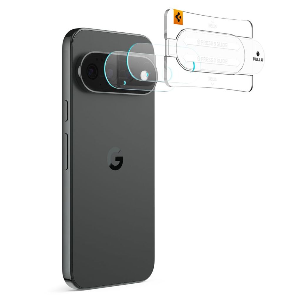Spigen Optik Pro HD Glas.tR EZ Fit Linsebeskyttelse 2-Pak till Google Pixel 11 Pro - Gennemsigtig