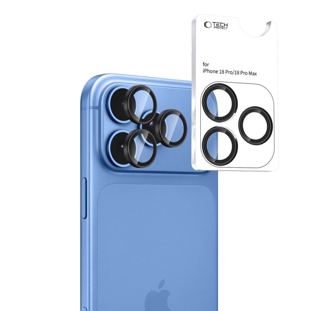 Tech-Protect Cam Fit+ -linssinsuoja iPhone 18 Pro Max/17 Pro Max:lle