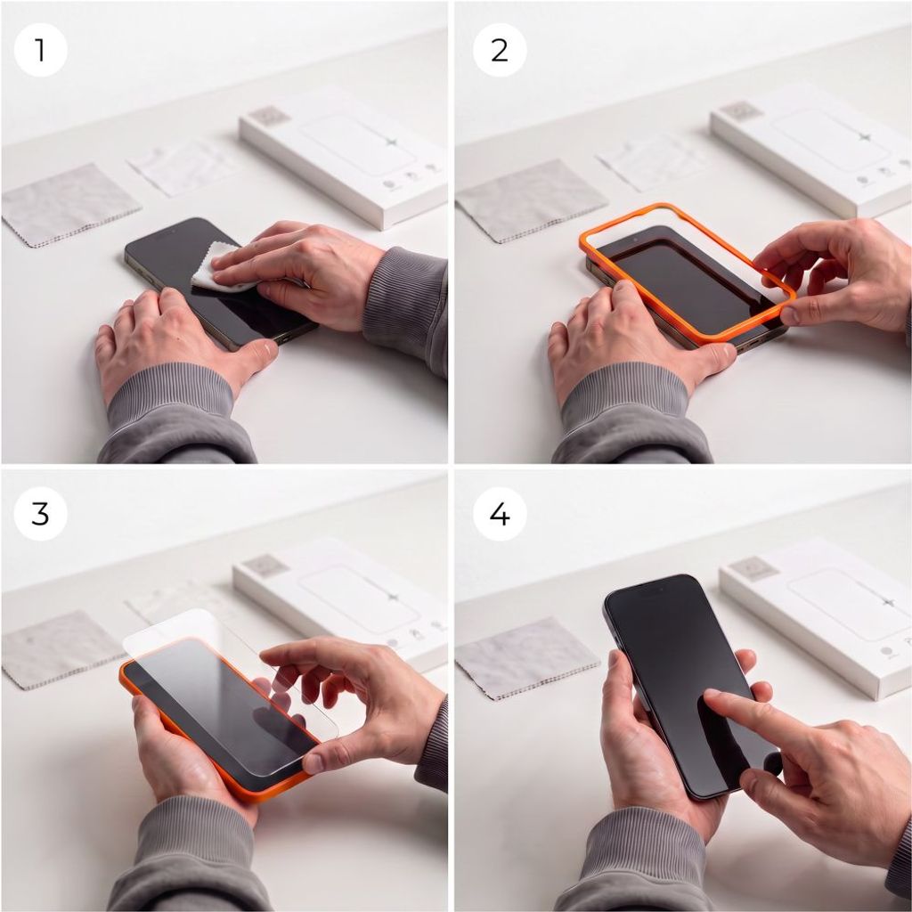 Tech-Protect Easy Set+ -Näytön- & Linssinsuoja 3-pakkaus  iPhone 18 Pro Max/17 Pro Max:lle