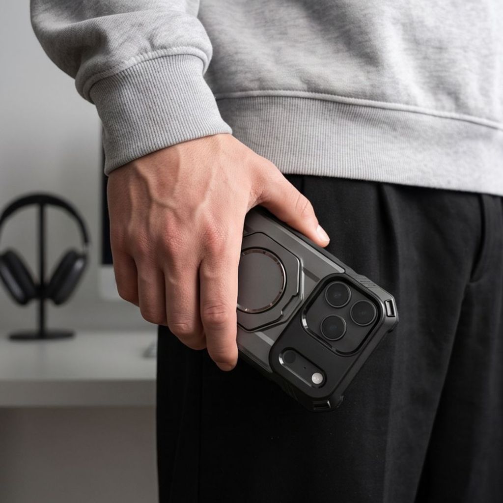 Tech-Protect MagForce MagSafe -kuori iPhone 17 Pro/18 Pro:lle - Musta