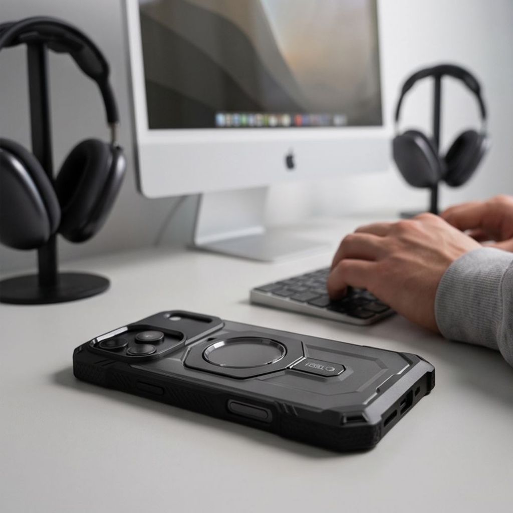 Tech-Protect MagForce MagSafe -kuori iPhone 17 Pro Max/18 Pro Max:lle - Musta