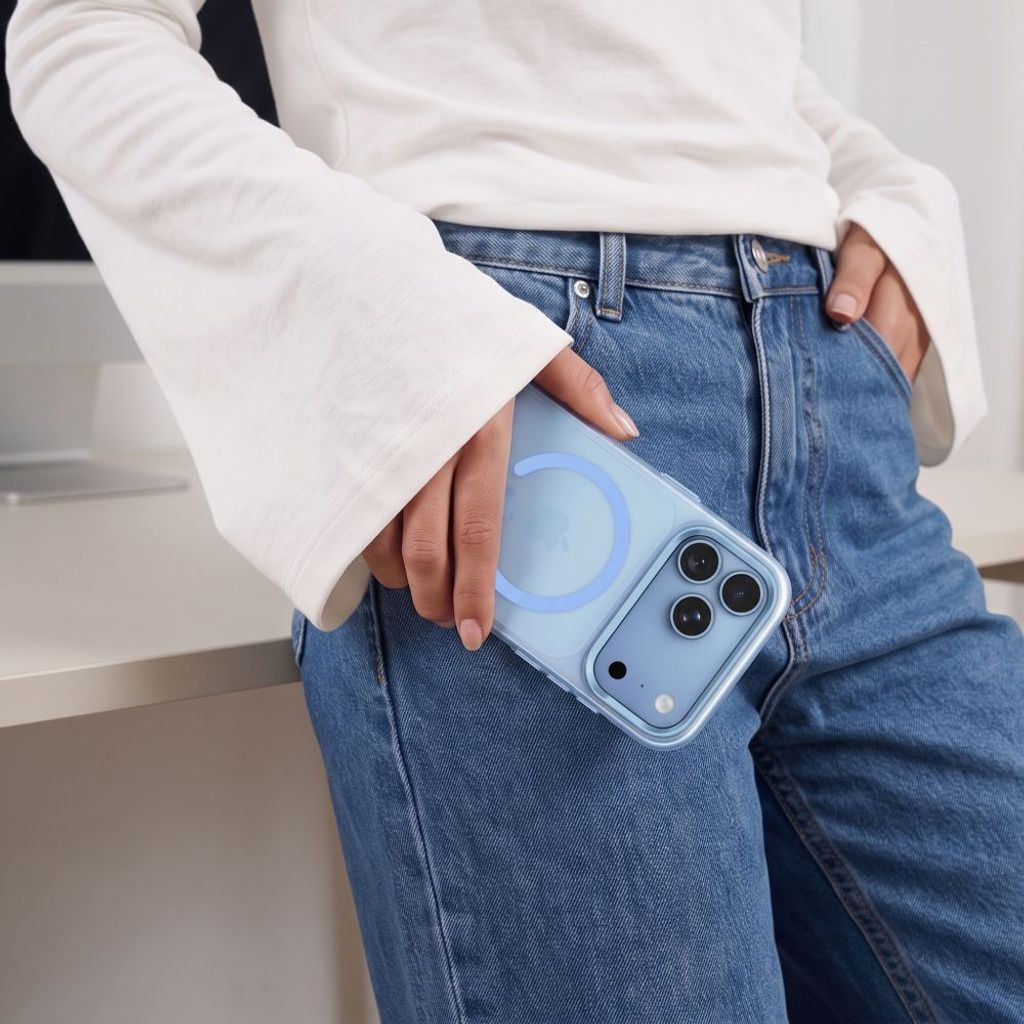 Tech-Protect MagZero MagSafe Skal till iPhone 17 Pro/18 Pro - Ljusblå