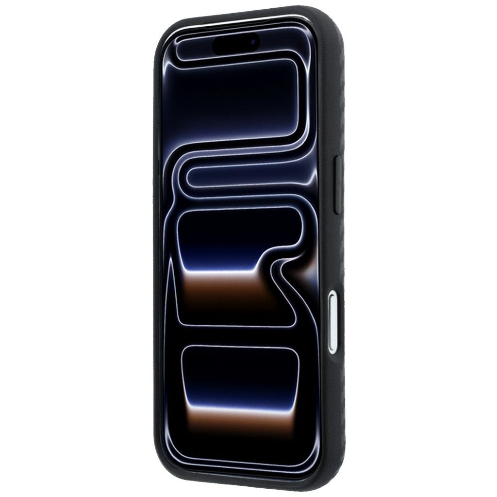 BMW Carbon Metal Logo MagSafe -kuori iPhone 17 Pro/18 Pro:lle - Musta