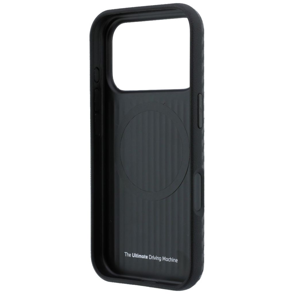 BMW Carbon MagSafe -kuori  iPhone 17 Pro/18 Pro:lle - Musta