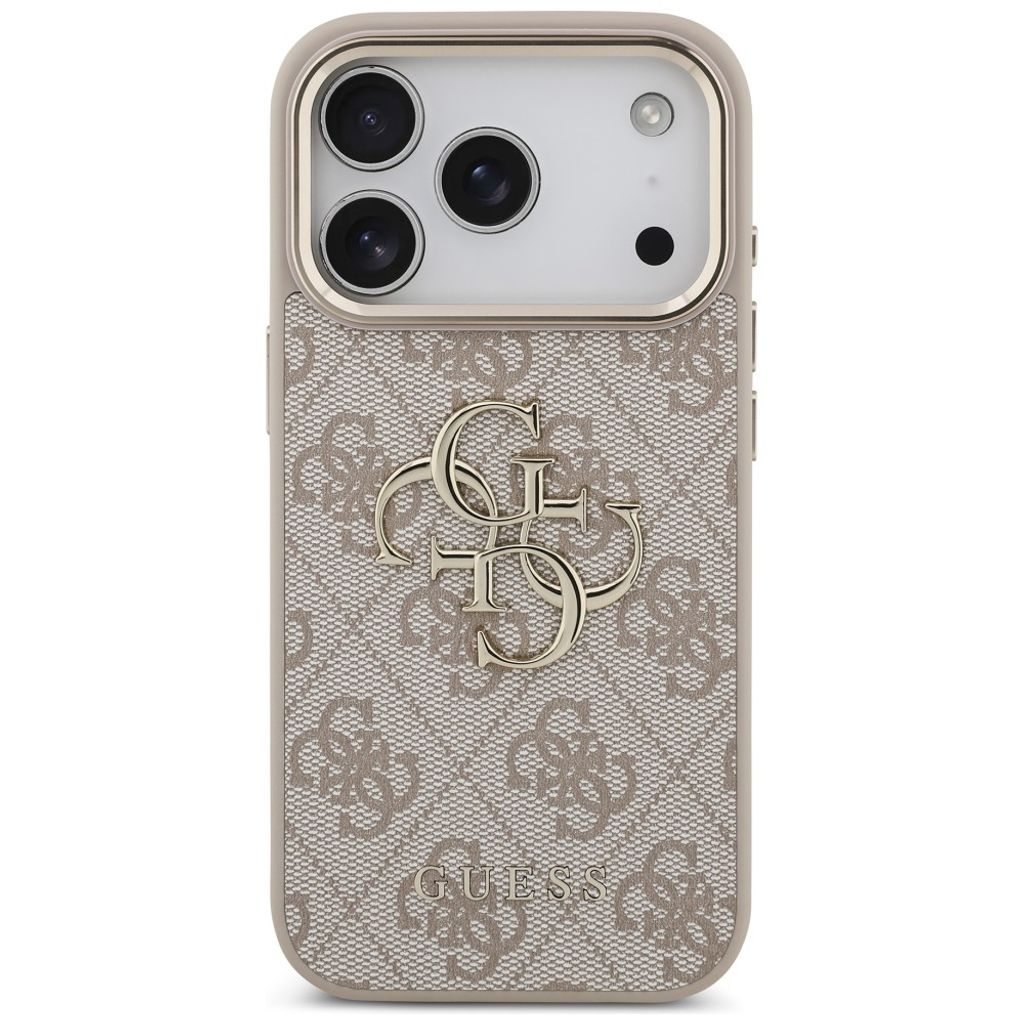 Guess 4G Big Classic Logo -kuori iPhone 17 Pro/18 Pro:lle - Ruusu kultaa
