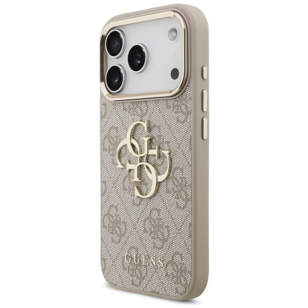 Guess 4G Big Classic Logo -kuori iPhone 17 Pro/18 Pro:lle - Ruusu kultaa