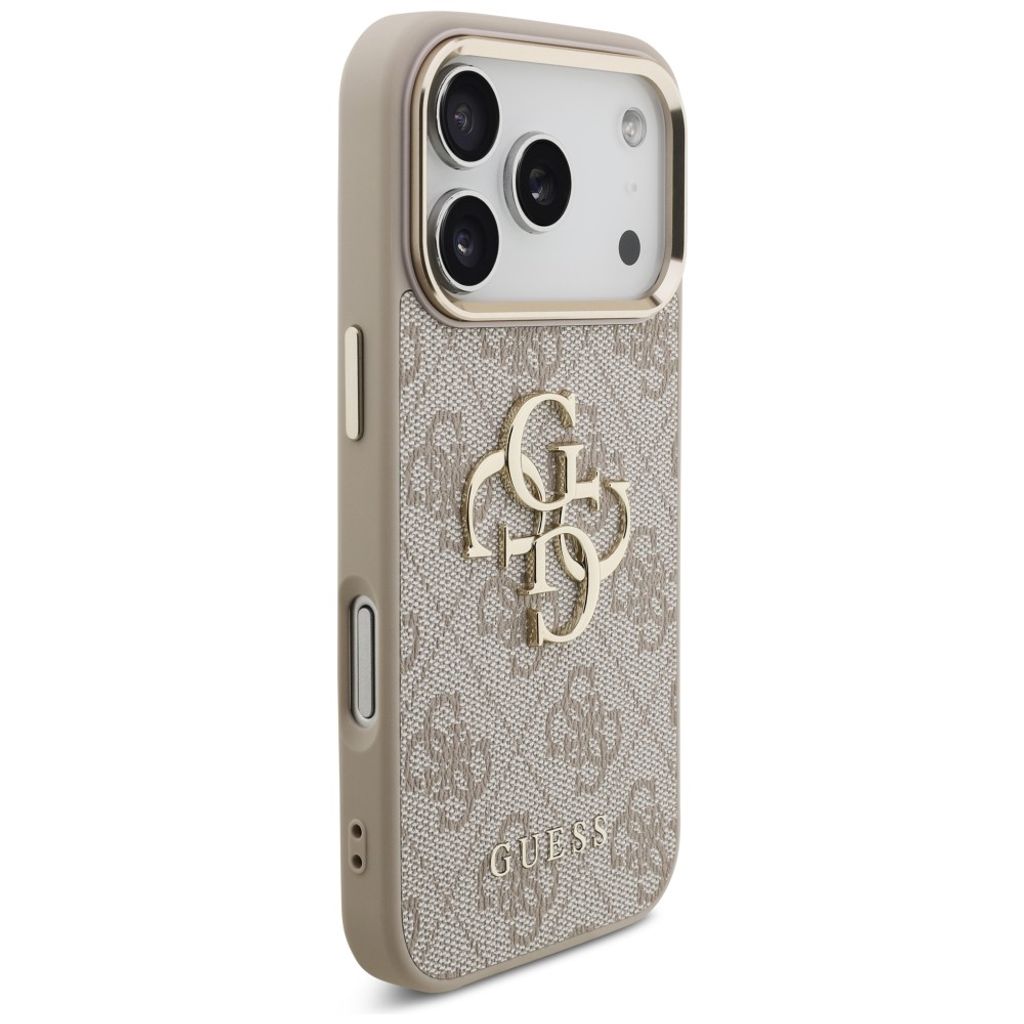 Guess 4G Big Classic Logo -kuori iPhone 17 Pro/18 Pro:lle - Ruusu kultaa