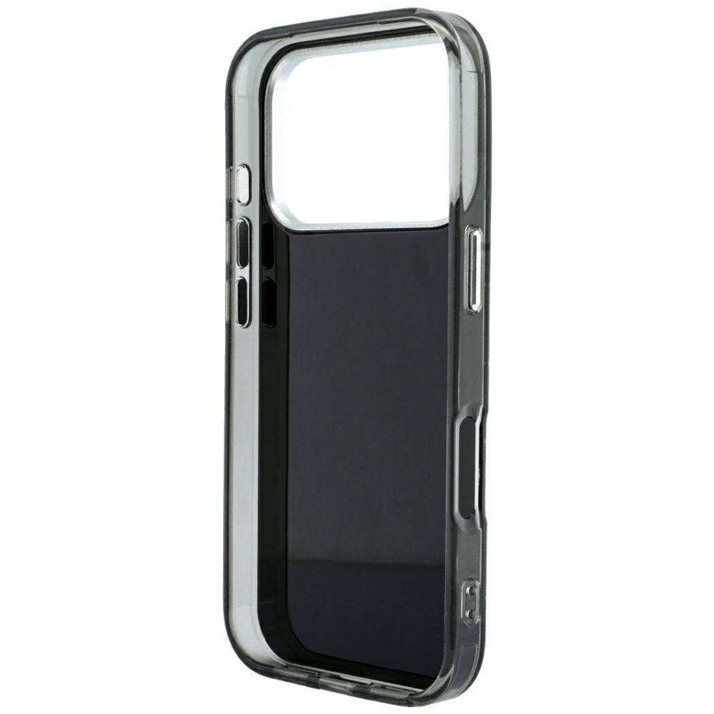 Karl Lagerfeld Rhinestones & Logo -kuori Rengasjalusta iPhone 17 Pro/18 Pro:lle - Musta