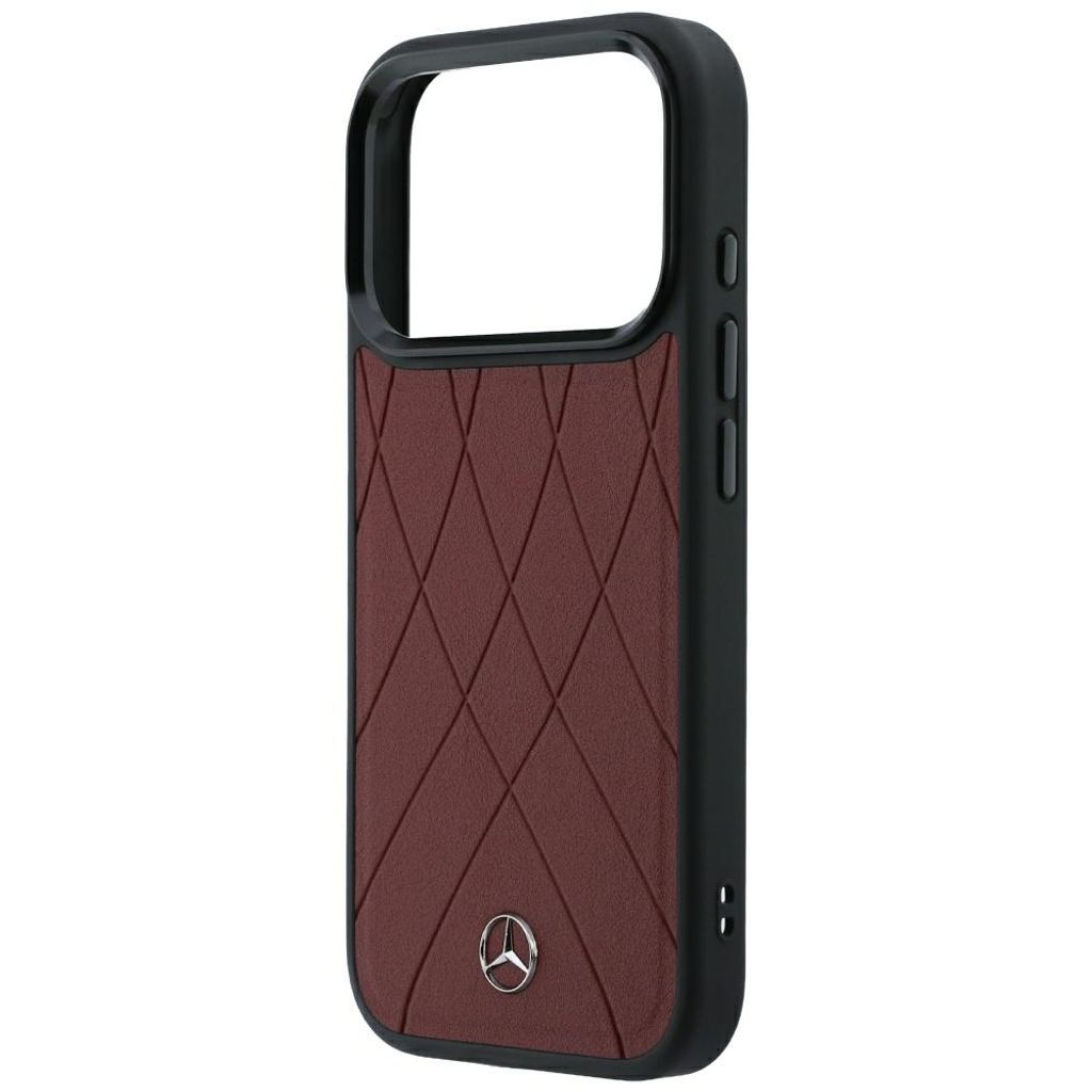 Mercedes Crossed Lines MagSafe -kuori iPhone 17 Pro/18 Pro:lle - Burgundi