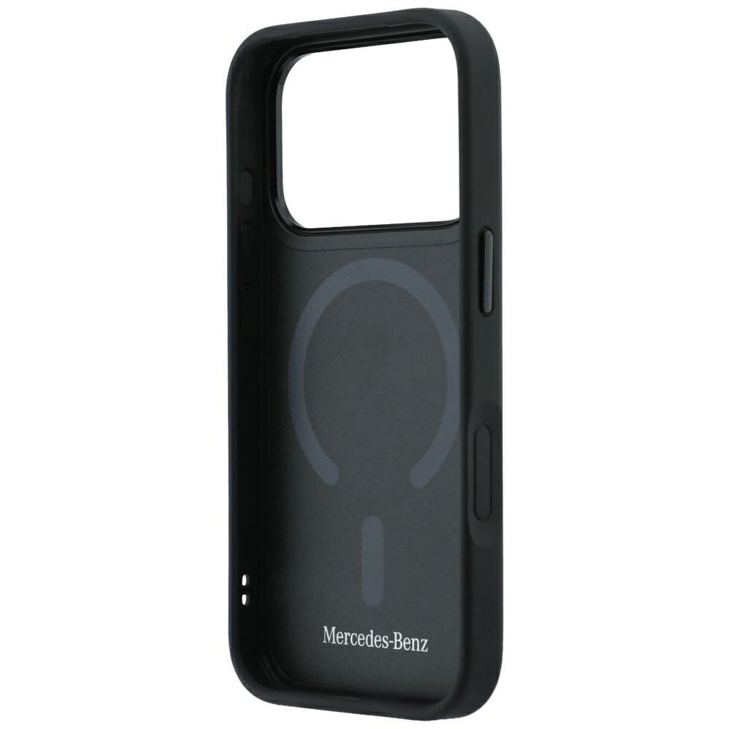 Mercedes Crossed Lines MagSafe -kuori  iPhone 17 Pro/18 Pro:lle - Musta
