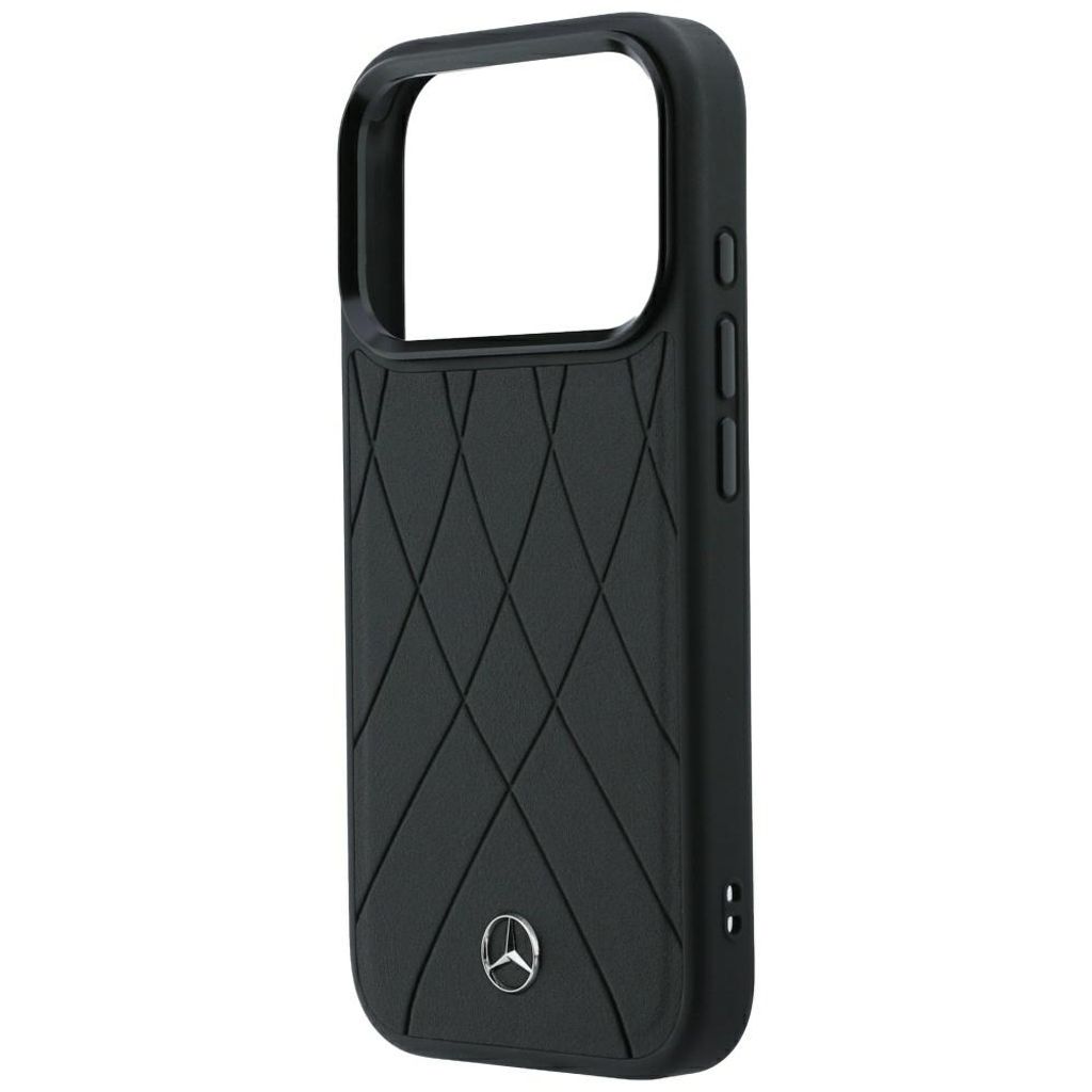 Mercedes Crossed Lines MagSafe -kuori  iPhone 17 Pro/18 Pro:lle - Musta