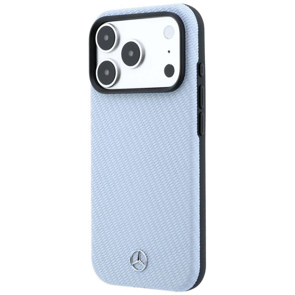 Mercedes Wood Effect MagSafe -kuori  iPhone 17 Pro/18 Pro:lle - Sininen