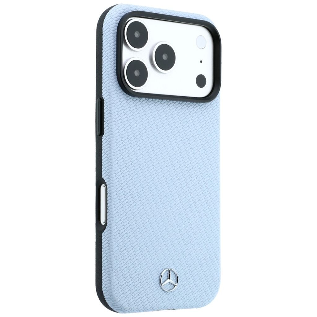 Mercedes Wood Effect MagSafe -kuori  iPhone 17 Pro/18 Pro:lle - Sininen