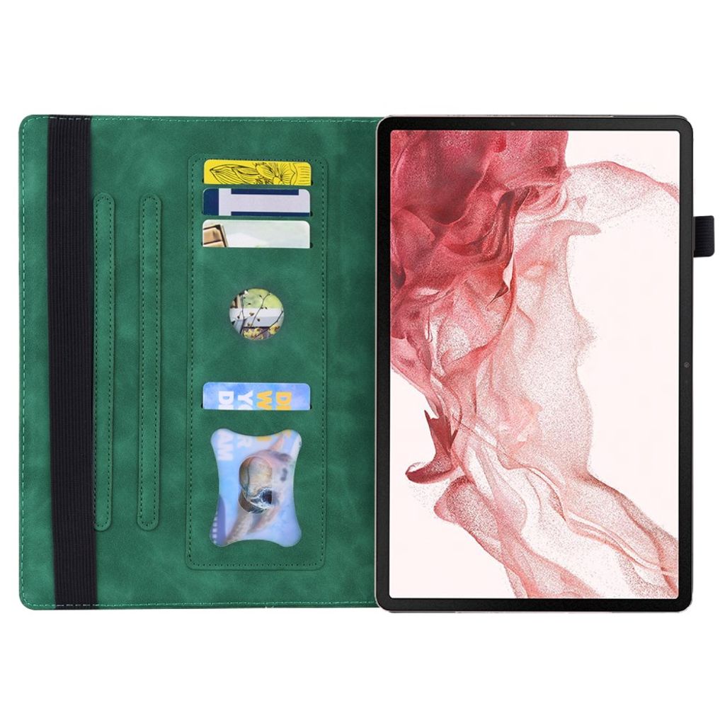 Samsung Galaxy Tab S10 FE Plus Cover with Card Slot - Green