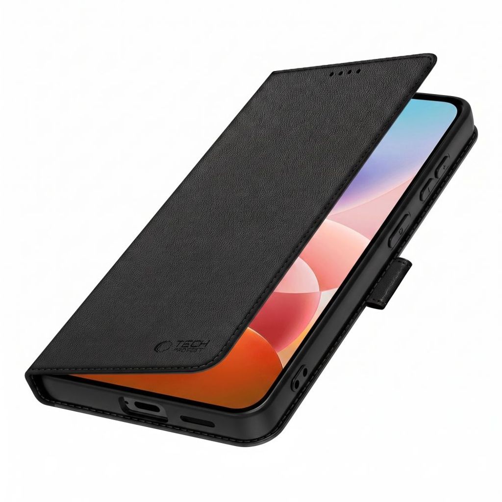 Tech-Protect Wallet -kotelo till Xiaomi Redmi 17 - Musta