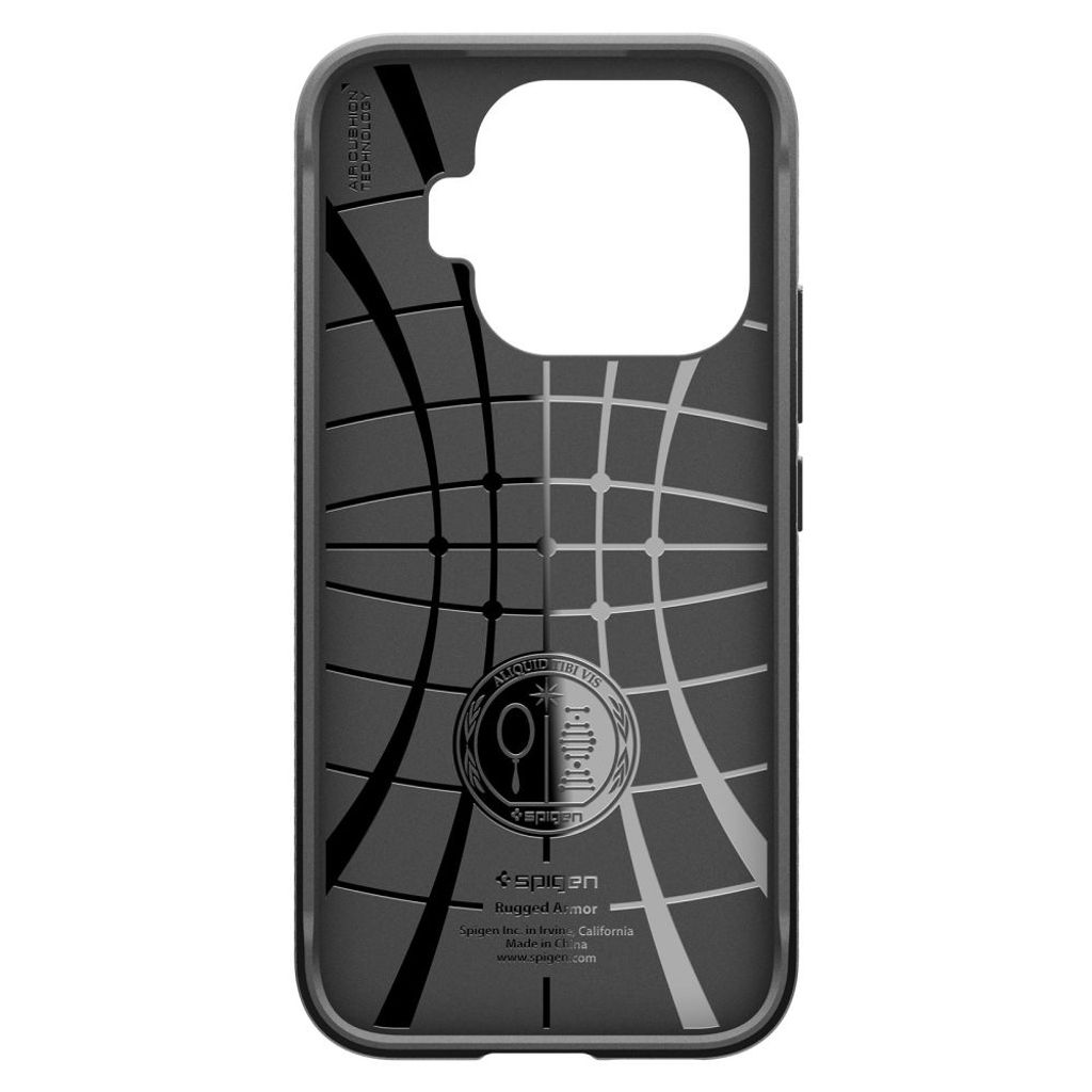 Spigen Rugged Armor -kuori Xiaomi 17T - Musta
