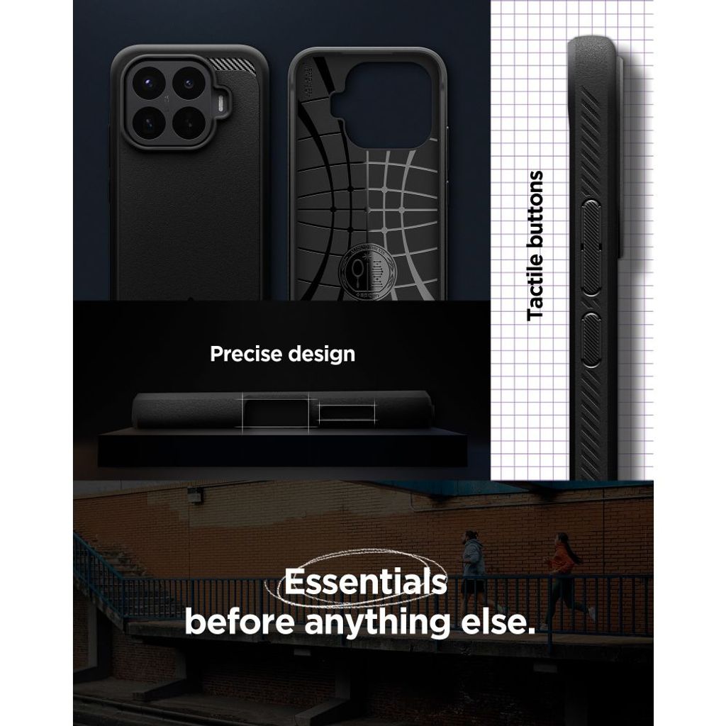 Spigen Rugged Armor -kuori till Xiaomi 17T Pro - Musta