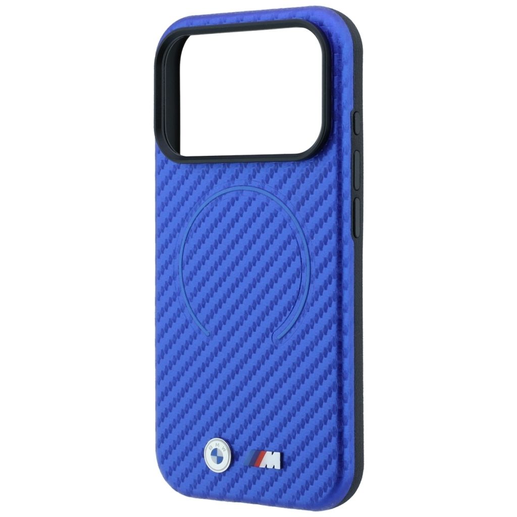 BMW Carbon MagSafe -kuori iPhone 17 Pro/18 Pro:lle - Sininen