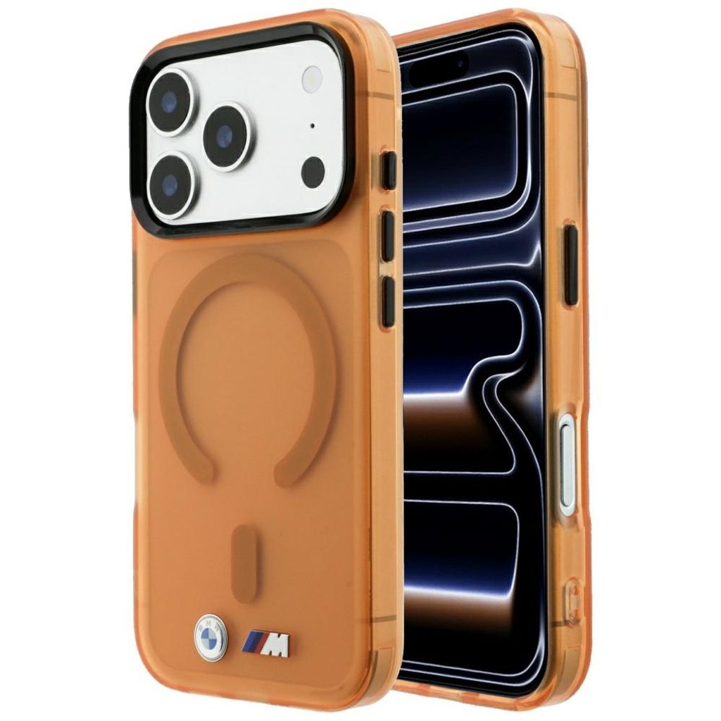 BMW Frosted MagSafe -kuori iPhone 17 Pro/18 Pro:lle - Oranssi
