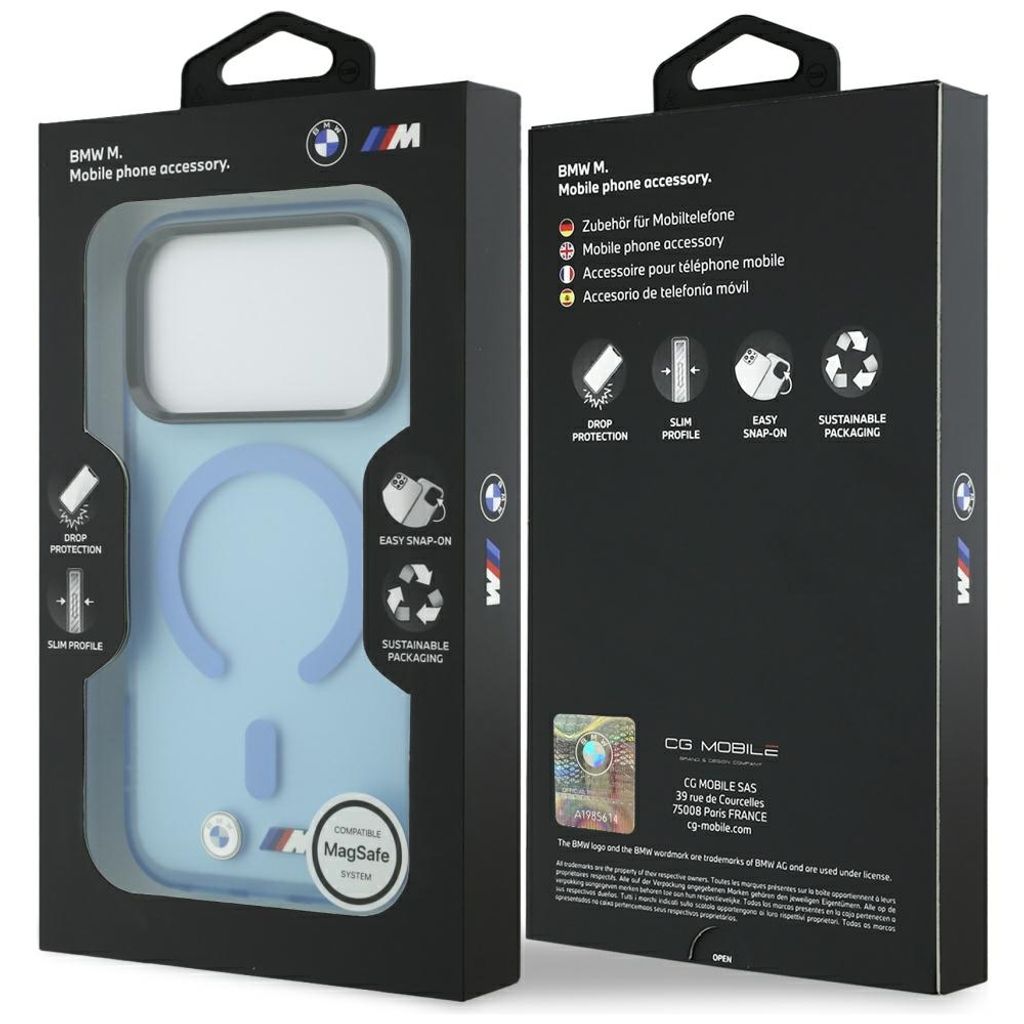 BMW Frosted MagSafe -kuori iPhone 17 Pro Max/18 Pro Max:lle - Sininen